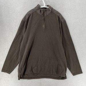 RedHead 1/4 Zip Pullover Shirt Men's XL Long Sleeve‎ Brown Canvas